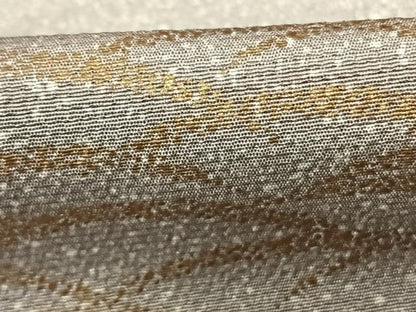 平和屋着物●訪問着　芝文　暈し染め　黒地　金彩　正絹　逸品　未使用　AABF0242fy
