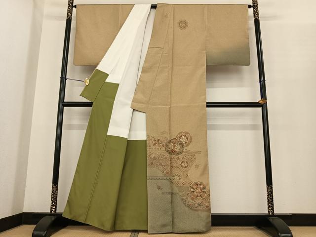 平和屋着物○訪問着 総刺繍 中国三大刺繍 汕頭刺繍 スワトウ刺繍