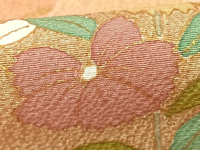平和屋着物●訪問着　草花文　金彩　正絹　逸品　未使用　AABF0247fy 平和屋着物○訪問着 草花文 金彩 正絹 逸品 未使用 AABF0247fyの通販
