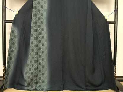 平和屋着物●訪問着　ケルト文様　暈し染め　正絹　逸品　AABF0253fy
