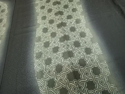 平和屋着物●訪問着　ケルト文様　暈し染め　正絹　逸品　AABF0253fy