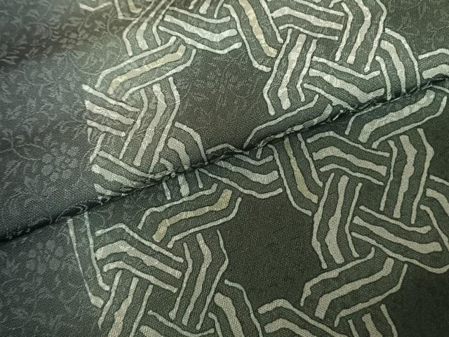 平和屋着物●訪問着　ケルト文様　暈し染め　正絹　逸品　AABF0253fy