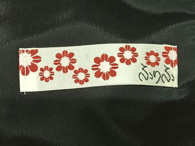 平和屋着物●ふりふ　振袖　格子　茜色　洗える着物　AABF0254fy