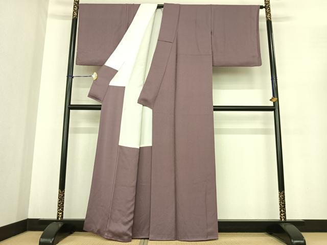 平和屋着物●上質な色無地　葡萄鼠色　正絹　逸品　AABF5269cs 平和屋着物○上質な色無地 葡萄鼠色 正絹 逸品 AABA0233zg - メルカリ