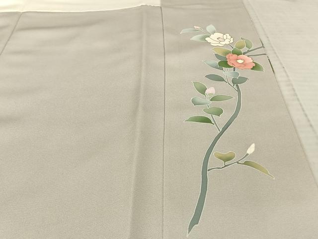 平和屋着物●訪問着　友禅　作家物　中国三大刺繍　相良刺繍　枝花文　暈し染め　金彩　正絹　逸品　AABF0262fy