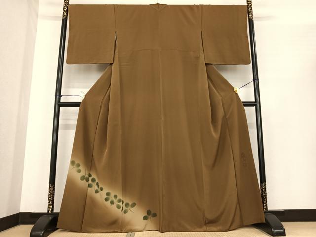 平和屋着物●瀬戸嵐山　訪問着　舞花文　暈し染め　正絹　逸品　AABF0263fy