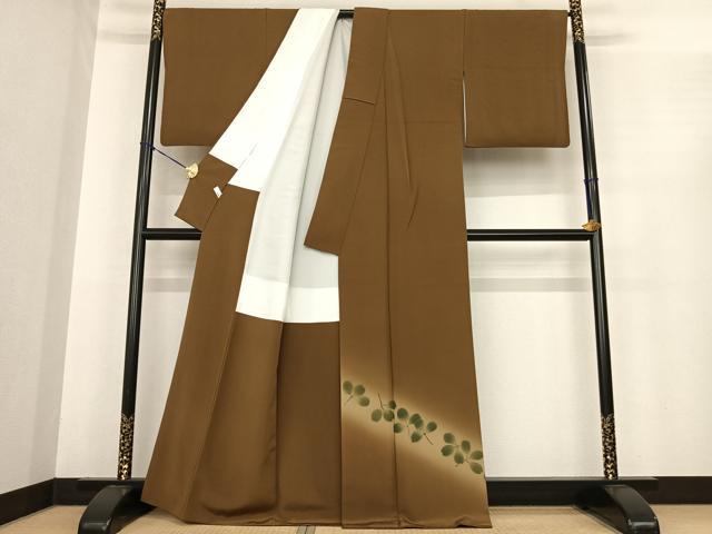 平和屋着物●瀬戸嵐山　訪問着　舞花文　暈し染め　正絹　逸品　AABF0263fy