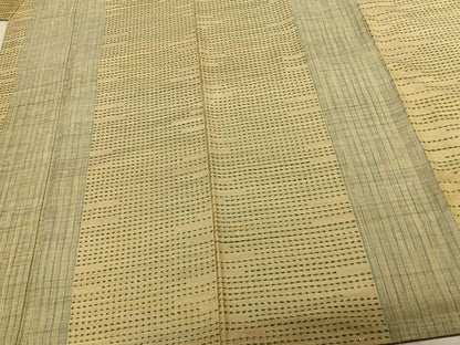 平和屋着物●上質な紬　間道　正絹　逸品　AABF0275fy