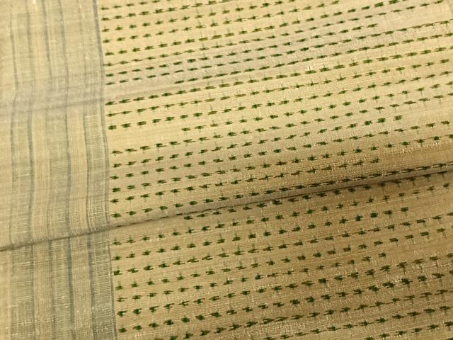 平和屋着物●上質な紬　間道　正絹　逸品　AABF0275fy