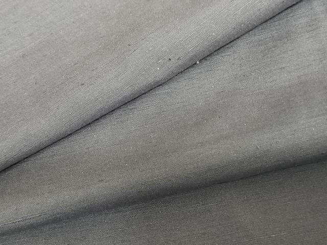 平和屋着物●上質な紬　色無地　半色　正絹　逸品　未使用　AABF0284fy