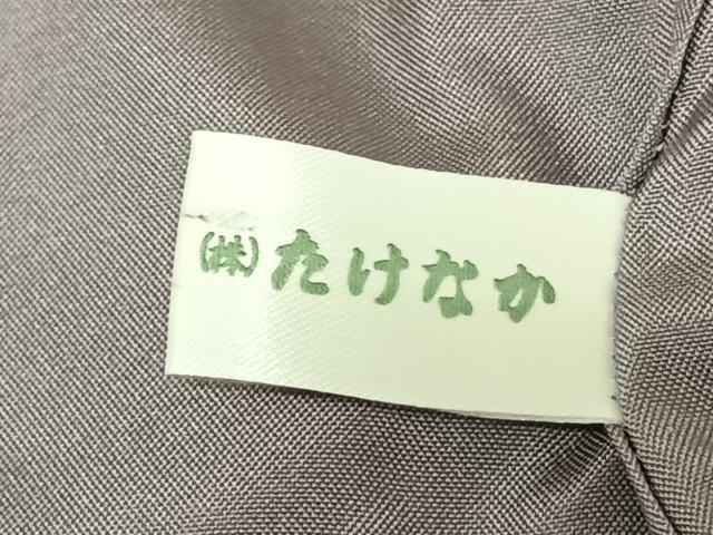 平和屋着物●上質な紬　色無地　半色　正絹　逸品　未使用　AABF0284fy