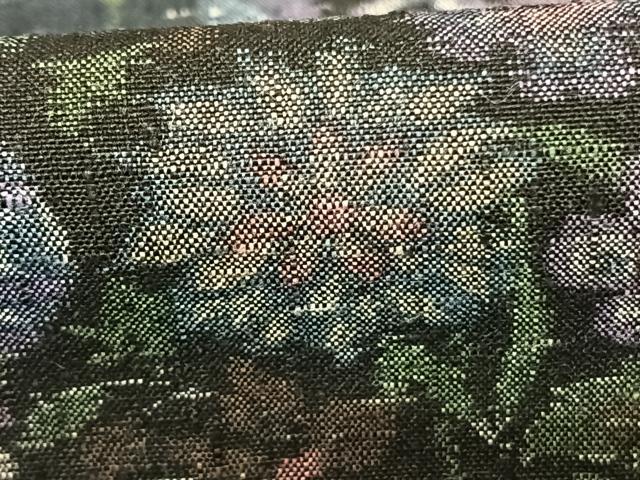 平和屋着物●本真綿結城紬　100亀甲　切嵌花文　正絹　逸品　AABF0285fy