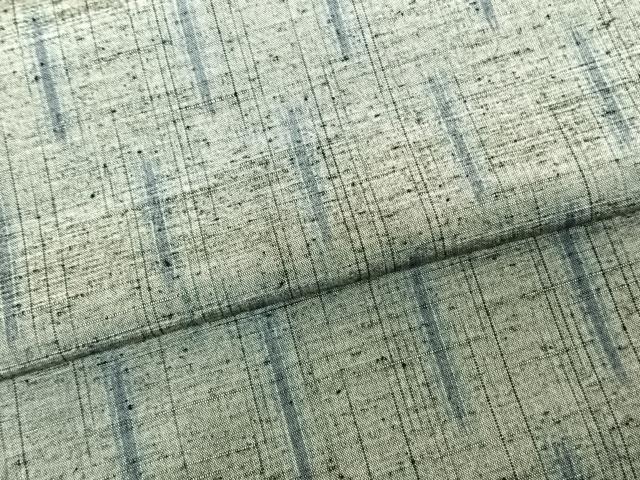 平和屋着物●上質な紬 変わり縞 やまと誂製 正絹 逸品 AABF0291fy