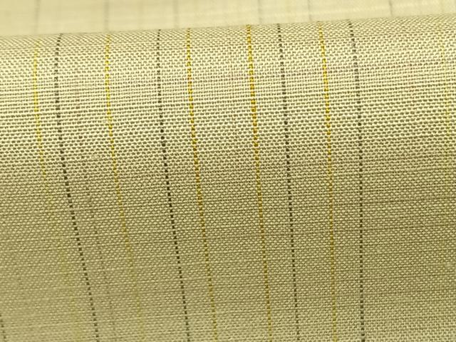 平和屋着物●上質な紬　縞　正絹　逸品　AABF0292fy