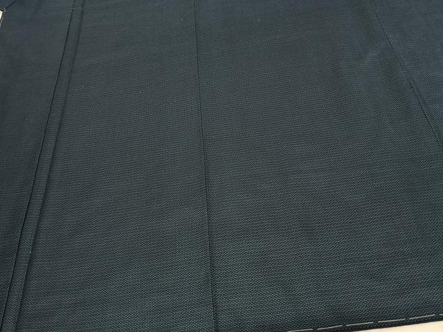 平和屋着物●男性 紬 アンサンブル 100亀甲 総詰め 正絹 逸品 未使用 AABF0315fy