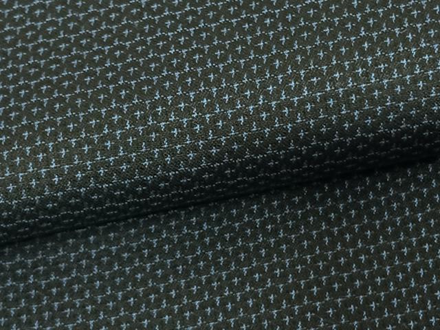 平和屋着物●男性 紬 アンサンブル 100亀甲 総詰め 正絹 逸品 未使用 AABF0315fy