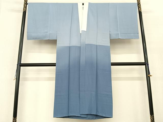 平和屋着物●男性 本場大島紬 アンサンブル 長襦袢(袷)セット 格子 正絹 逸品 未使用 AABF0316fy