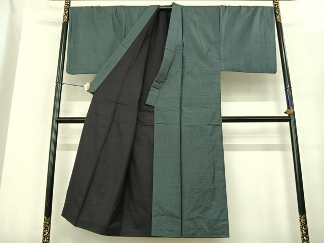 平和屋着物●男性 本場大島紬 アンサンブル 100亀甲 総詰め 正絹 逸品 AABF0317fy