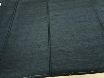 平和屋着物●男性 紬 アンサンブル 紺青色 正絹 逸品 未使用 AABF0318fy