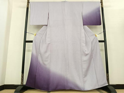 平和屋着物●訪問着　霞文　暈し染め　正絹　逸品　AABF0321fy