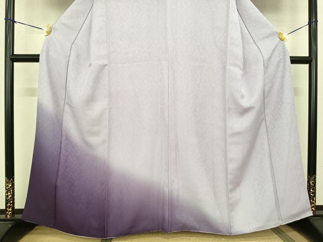 平和屋着物●訪問着　霞文　暈し染め　正絹　逸品　AABF0321fy