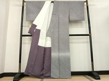 平和屋着物●訪問着　総絞り　暈し染め　正絹　逸品　AABF0322fy