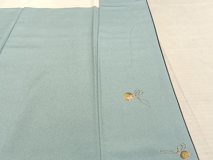 平和屋着物●訪問着　友禅　結び紐文　鈴　暈し染め　正絹　逸品　AABF0327fy