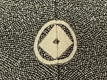 平和屋着物●江戸小紋　作家物　鮫小紋柄　草木染　正絹　逸品　AABF0331fy