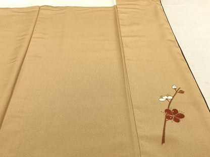 平和屋着物●訪問着　花鳥文　金彩　正絹　逸品　AABF0333fy