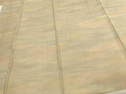 平和屋着物●上質な紬 霞文 正絹 逸品 AABF0336fy