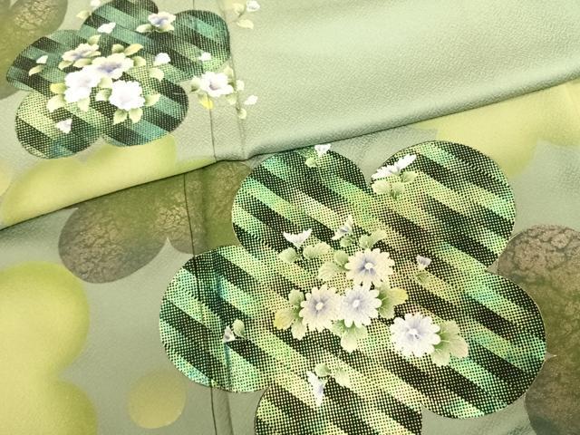 平和屋着物●訪問着　舞花文　金彩　正絹　逸品　未使用　AABF0337fy