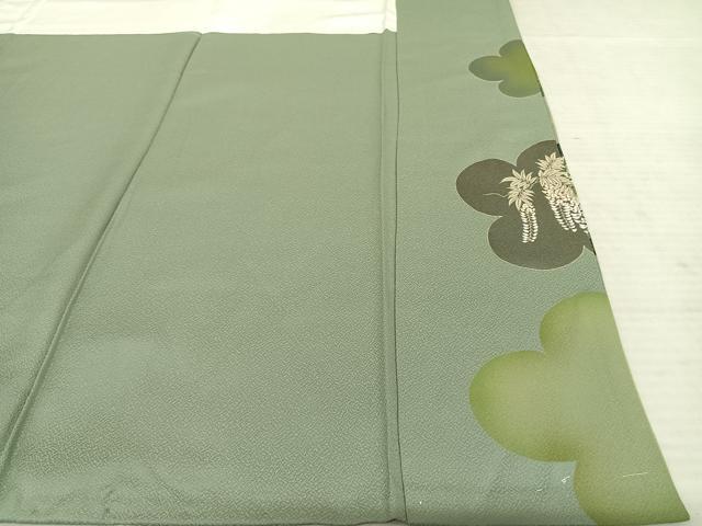 平和屋着物●訪問着　舞花文　金彩　正絹　逸品　未使用　AABF0337fy