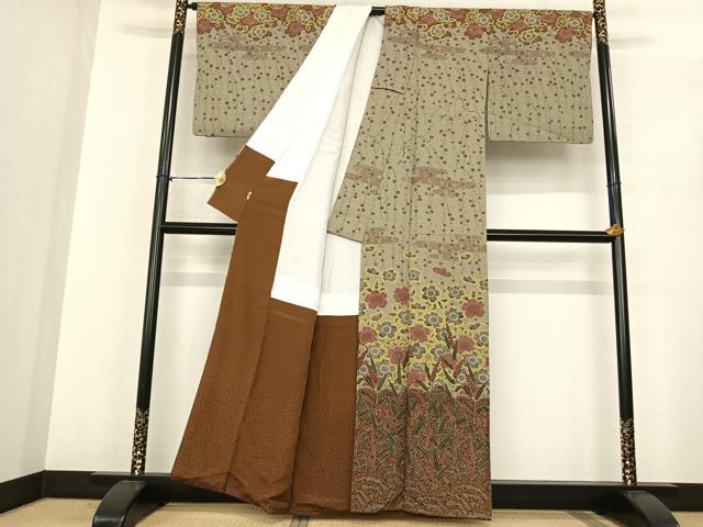 平和屋着物●訪問着　辻が花　ますいわ屋扱い　正絹　逸品　AABF0347fy