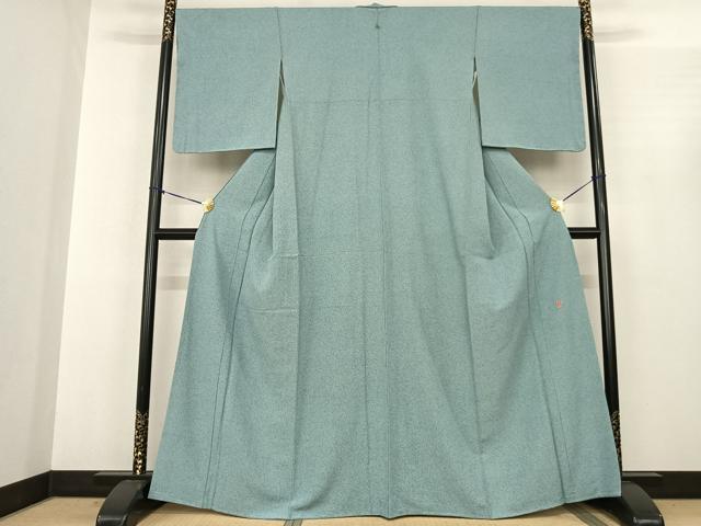 平和屋着物●本加賀友禅作家　茶谷孝志　小紋　霞文　正絹　逸品　未使用　AABF0350fy 平和屋着物○本加賀友禅作家 茶谷孝志 小紋 霞文 正絹 逸品 未