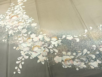 平和屋着物●訪問着　友禅　作家物　絞り　辻が花　暈し染め　金彩　正絹　逸品　AABF0351fy