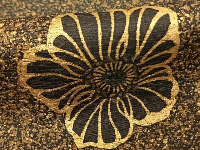平和屋着物●豪華振袖 舞花文 金彩 正絹 逸品 AABF0387fy