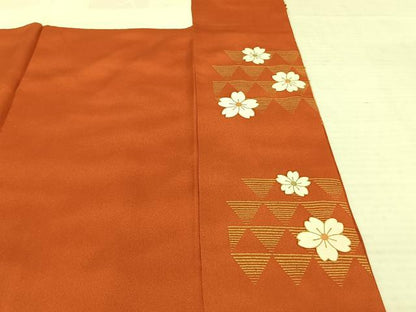 平和屋着物●世界的ファッションデザイナー 山本寛斎 kansaiブランド 振袖 駒刺繍 片輪車花文 暈し染め 金銀彩 正絹 逸品 AABF0390fy