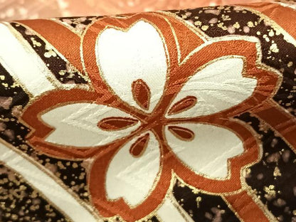 平和屋着物●豪華振袖 舞花文 暈し染め 金彩 鈴乃屋扱い 正絹 逸品 AABF0395fy