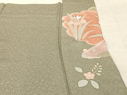 平和屋着物●訪問着　絞り　辻が花　暈し染め　正絹　逸品　AABF0398fy