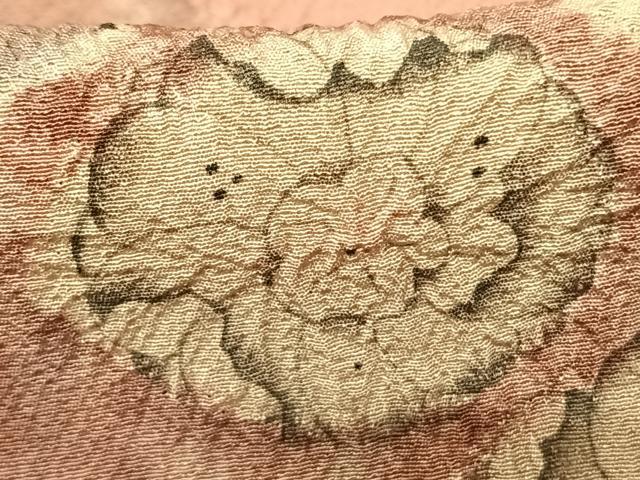 平和屋着物○十日町 名門 滝泰謹製 訪問着 絞り 辻が花 銀彩 正絹