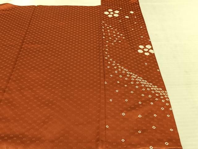 平和屋着物●訪問着　絞り　刺繍　雪輪風景花文　暈し染め　金彩　正絹　逸品　AABF0405fy