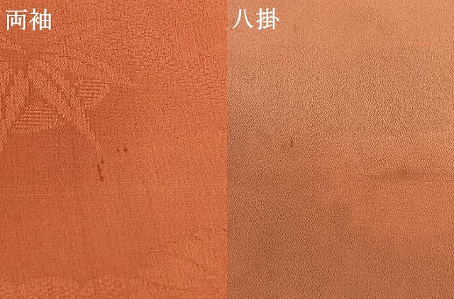 平和屋着物●アンティーク　大正ロマン　訪問着　駒刺繍　地紙花文　金糸　金彩　正絹　逸品　AABF0415fy