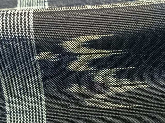 平和屋着物●本場琉球絣　紬　正絹　逸品　AABF0421fy