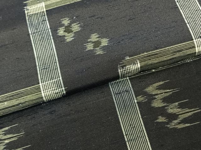 平和屋着物●本場琉球絣　紬　正絹　逸品　AABF0421fy