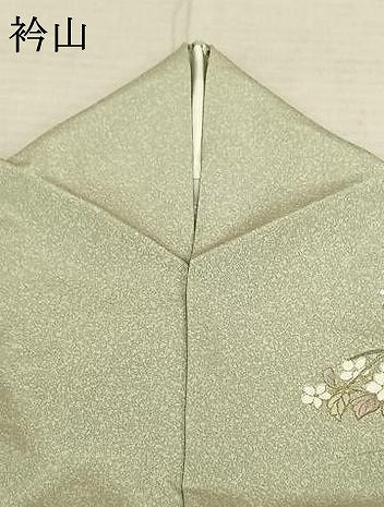 平和屋着物●訪問着　風景地紙花文　暈し染め　金彩　正絹　逸品　AABF0423fy
