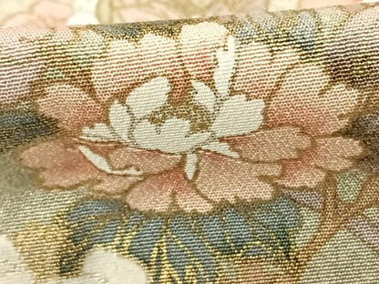 平和屋着物●訪問着　風景地紙花文　暈し染め　金彩　正絹　逸品　AABF0423fy