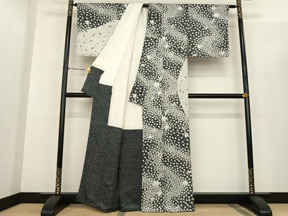 平和屋着物●訪問着　楓　正絹　逸品　AABF0428fy