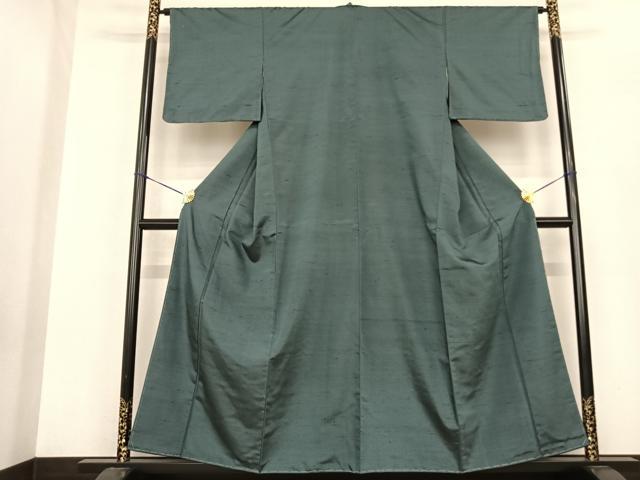 平和屋着物●上質な紬　色無地　御召茶色　正絹　逸品　未使用　AABF0436fy 平和屋着物○上質な紬 色無地 御召茶色 正絹 逸品 未使用 AABF0436fy