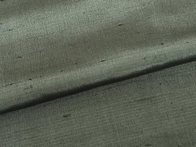 平和屋着物●上質な紬　色無地　御召茶色　正絹　逸品　未使用　AABF0436fy