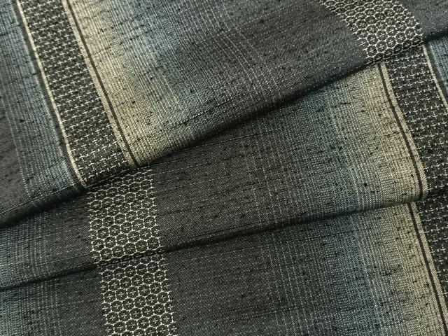 平和屋着物●上質な紬　間道　正絹　逸品　AABF0438fy
